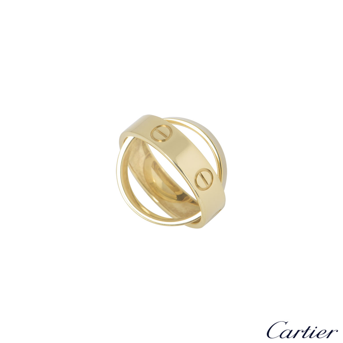 cartier love ring yellow gold